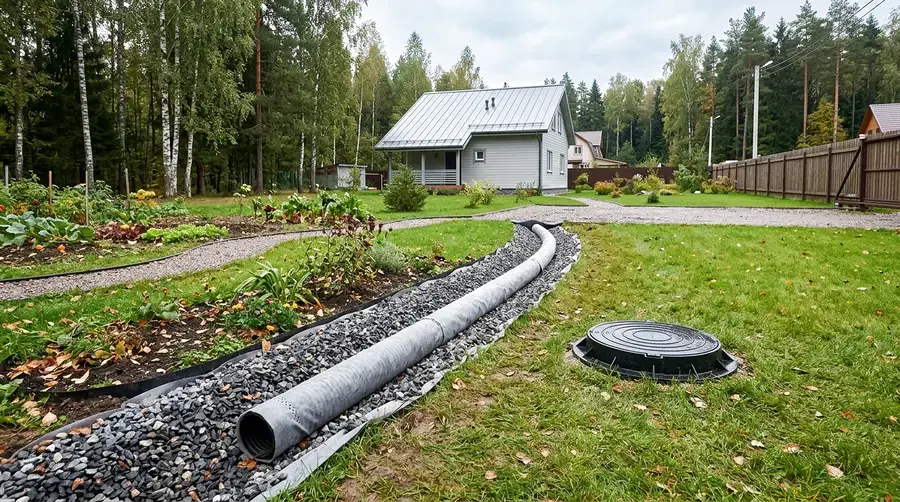 Дренаж под уровень воды